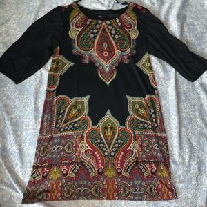 Cha Cha Vente Sz M mini dress 3/4 sleeves